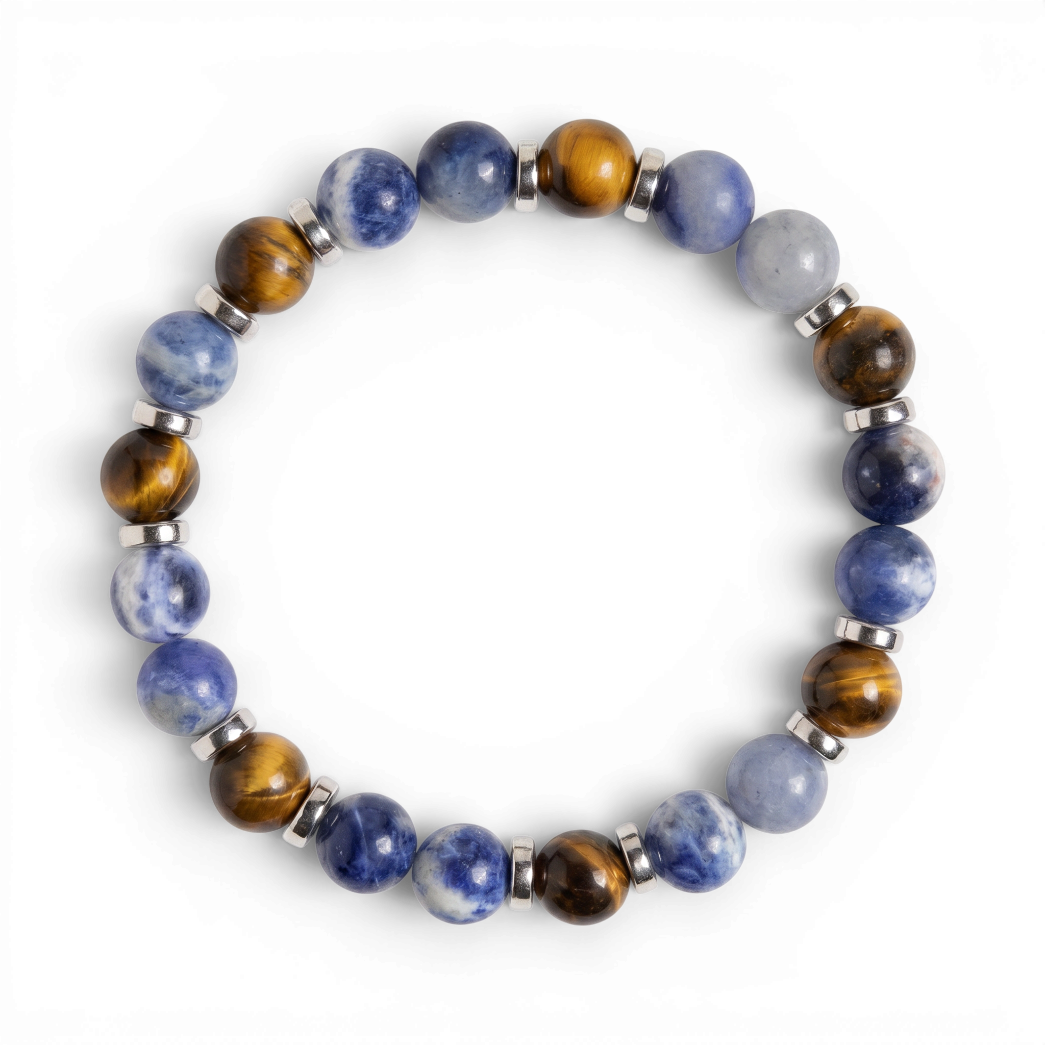 Sodalite & Tiger's Eye 'Uplift' Bracelet