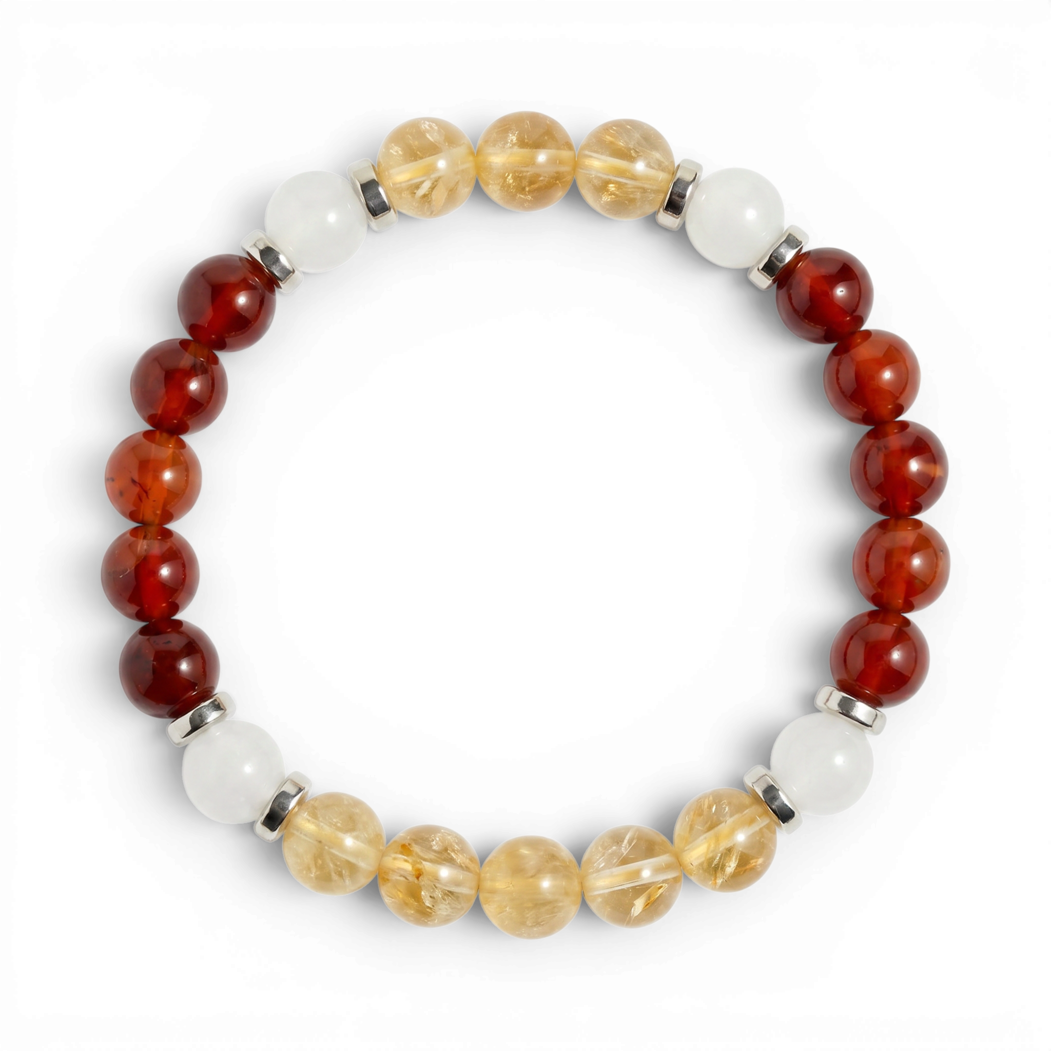 Red Agate & Citrine 'Energize' Bracelet