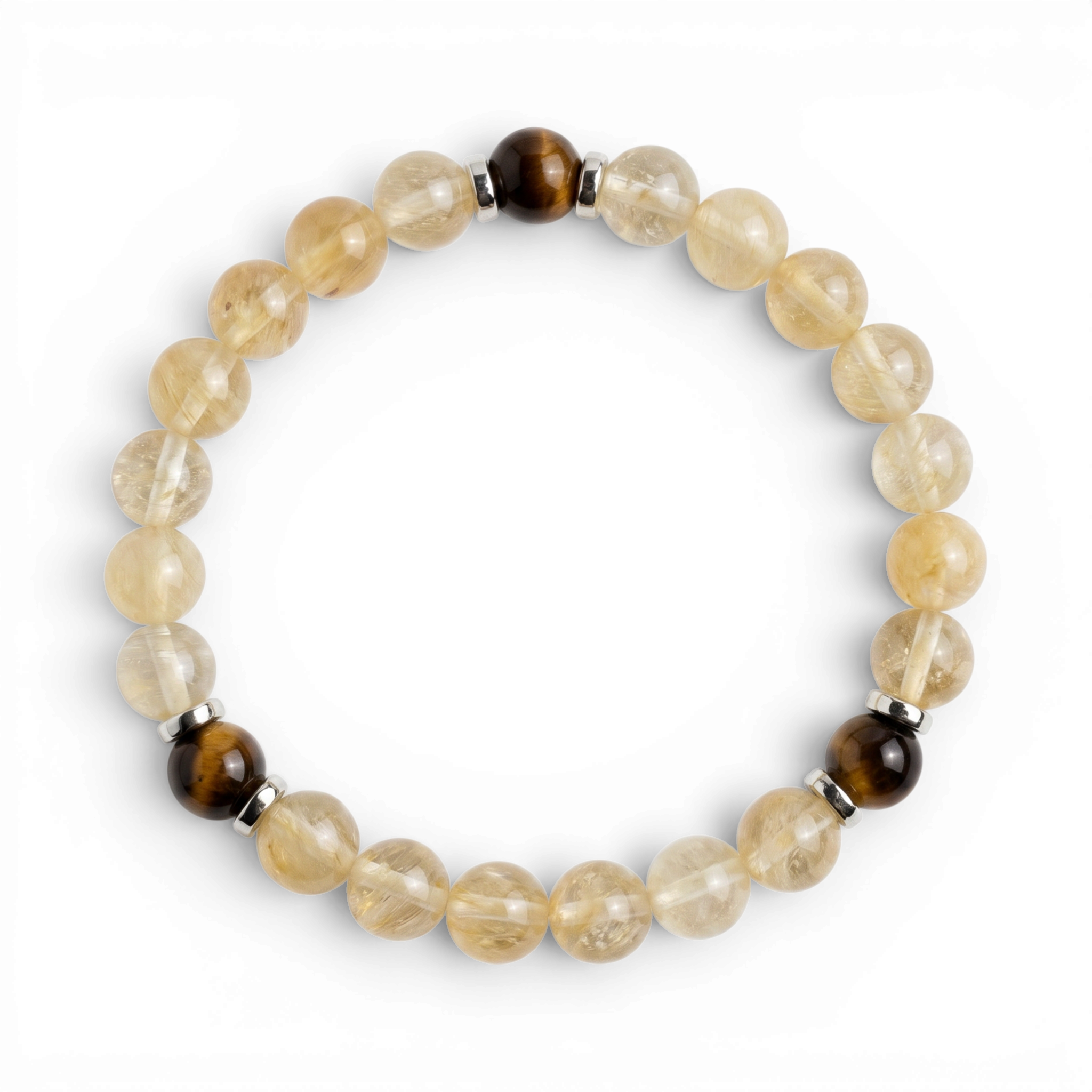 Tiger's Eye & Citrine 'Spark' Bracelet