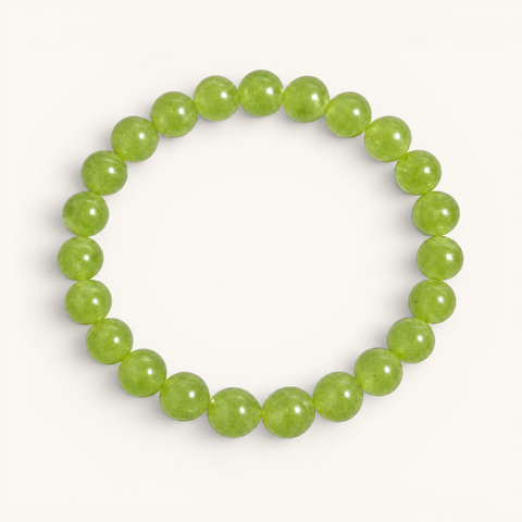 Fruit Green Chalcedony 'Thrive' Bracelet